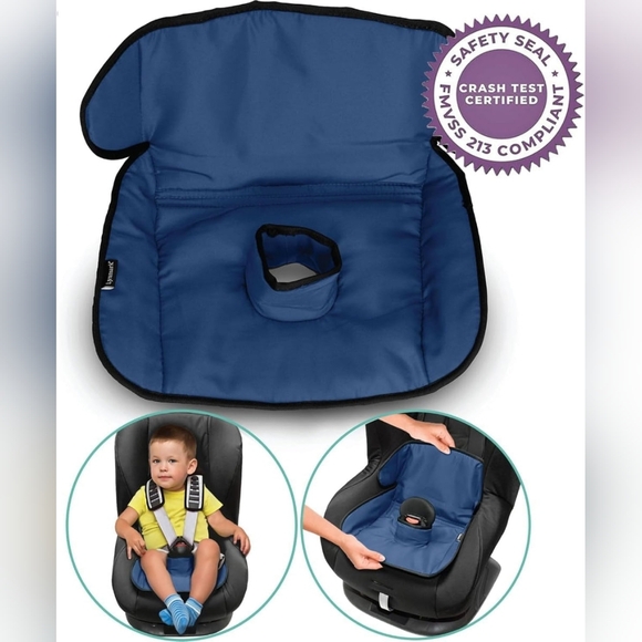 Lynmark Potty Training Car Seat Protector Cover Universal Fit Navy Blue - Picture 5 of 10